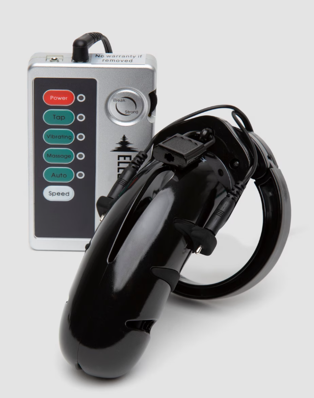 ElectroShock electrostim chastity cage for advanced play

CB-6000 Glow: