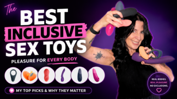Annette Benedetti presenting inclusive We-Vibe and Womanizer sex toys for every body