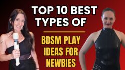 Annette Benedetti and Dominatrix Lucy demonstrating BDSM for beginners on Talk Sex with Annette