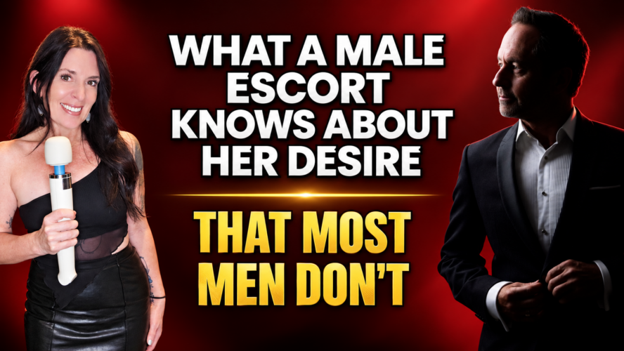 Annette Benedetti interviewing male companion George Goulburn on what a male escort knows about women